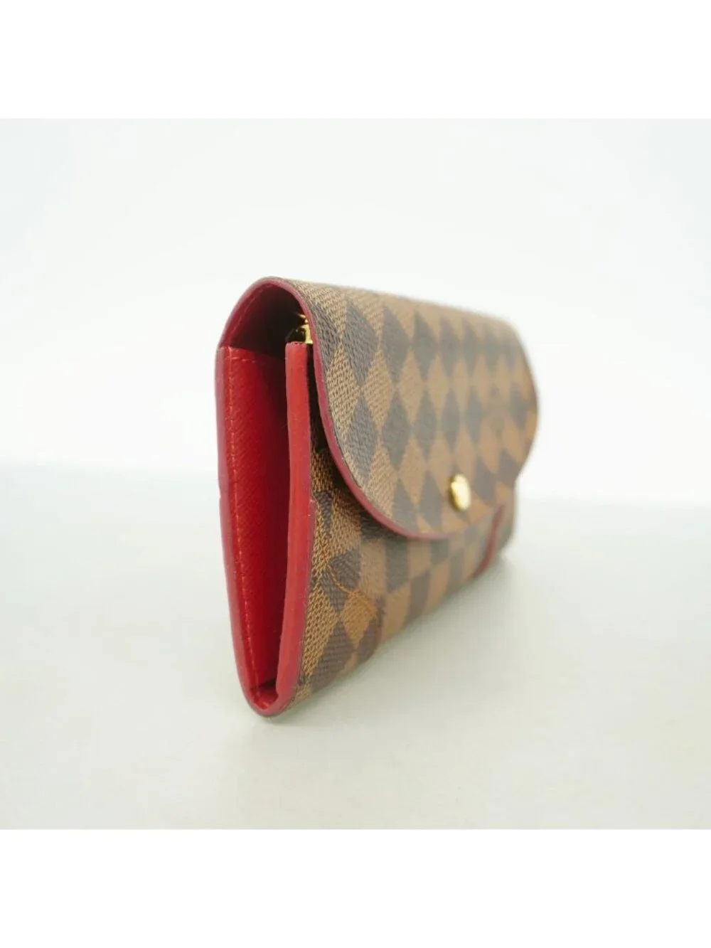 Louis Vuitton Wallet Damier Portefeuille Kaisa Ebene Cerise